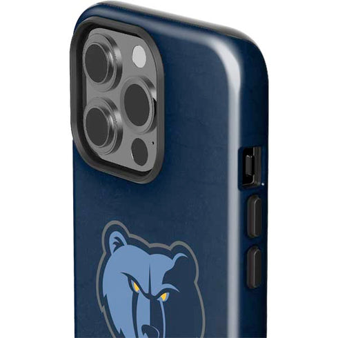 NBA Memphis Grizzlies Distressed iPhone 15 Pro Impact Case